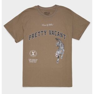 Men's size sm & medium available- Brown Graphic Short Sleeve Tee